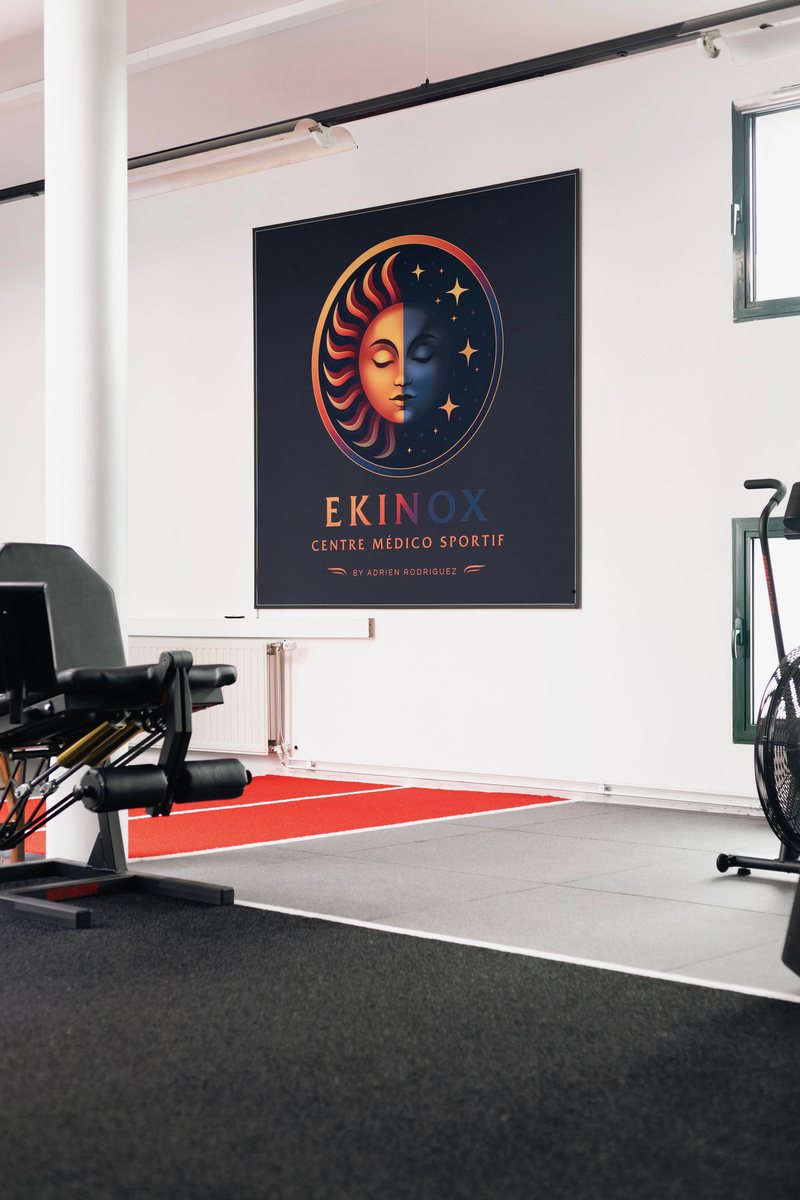 Affiche identité Ekinox — Centre médico-sportif by Adrien Rodriguez
